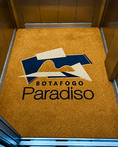 Capacho para elevador personalizado Capacho para elevador personalizado